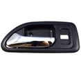 thumbnail image 1 of PT Auto Warehouse HO-2579MG-FL - Inner Interior Inside Door Handle, Gray Housing with Chrome Lever - 4-Door Sedan, Driver Side Front Fits select: 1994-1997 HONDA ACCORD, 1 of 2