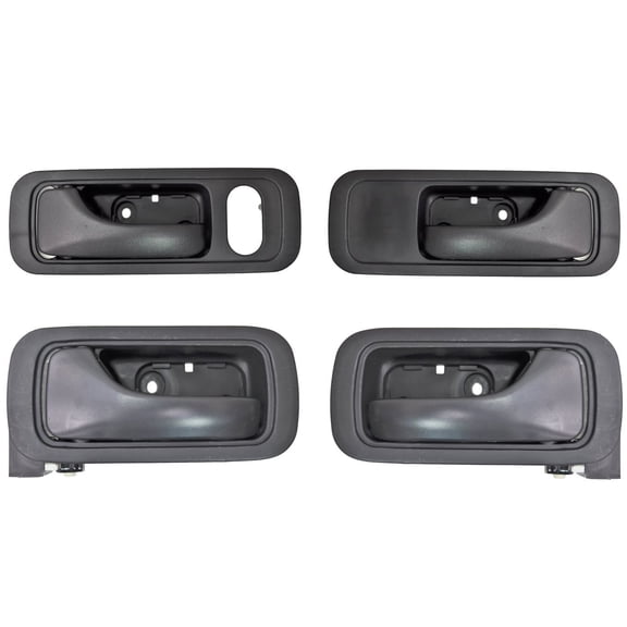 PT Auto Warehouse HO-2602A-QP - Interior Inner Inside Door Handle, Black - Front/Rear Left/Right, Set of 4 Fits select: 2003-2011 HONDA ELEMENT