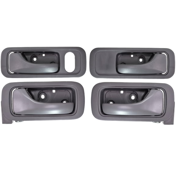 PT Auto Warehouse HO-2602G-QP - Interior Inner Inside Door Handle, Gray - Front/Rear Left/Right, Set of 4 Fits select: 2003-2011 HONDA ELEMENT