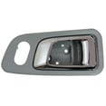thumbnail image 1 of PT Auto Warehouse HO-2701MV-FR - Interior Inner Inside Door Handle, Chrome Lever with Green Housing - Front Right Passenger Side Fits select: 2003-2008 HONDA PILOT, 1 of 2