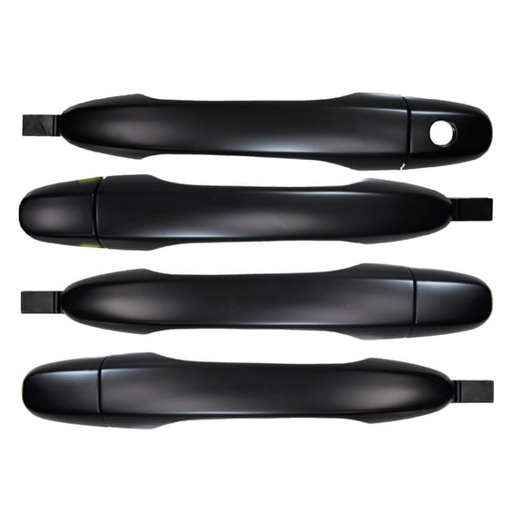 PT Auto Warehouse HO-3249P-QPK - Outer Exterior Outside Door Handle, Primed Black - without RFID Sensor, Front/Rear Left/Right, Set of 4 Fits select: 2012-2015 HONDA CIVIC, 2012-2016 HONDA CR-V