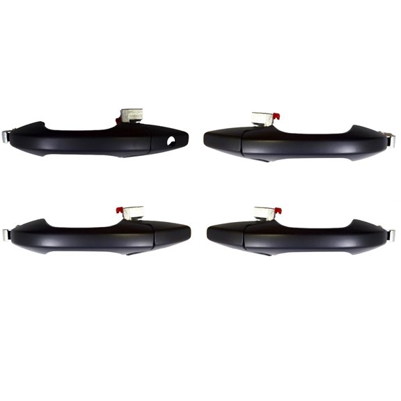 PT Auto Warehouse HO-3515P-QPK - Outer Exterior Outside Door Handle, Primed Black - Front/Rear Left/Right, Set of 4 Fits select: 2007-2011 HONDA CR-V, 2010-2011 HONDA ACCORD CROSSTOUR
