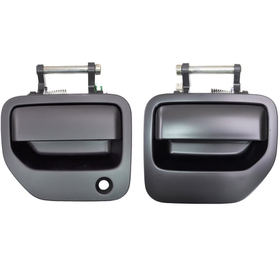 PT Auto Warehouse HO-3801P-FPK - Exterior Outer Outside Door Handle, Primed Black - Front Left/Right Pair Fits select: 2006-2014 HONDA RIDGELINE