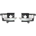 thumbnail image 1 of PT Auto Warehouse HY-2336R-DP - Interior Inner Inside Door Handle, Painted Silver Lever - Left/Right Pair, 1 of 2