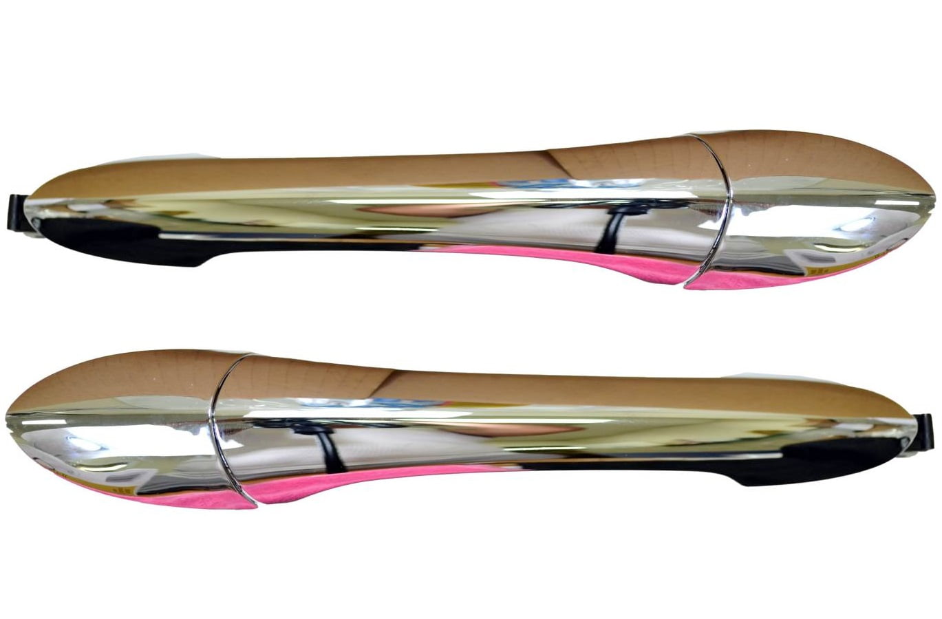 PT Auto Warehouse HO-3249M-RP - Exterior Outer Outside Door Handle Chrome Rear Left Right Pair Fits Select 2012 2015 Honda Civic 2012 2016 Cr V - Foto 4