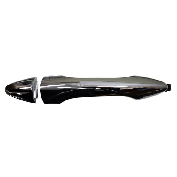 PT Auto Warehouse HY-3504M-RRK - Exterior Outer Outside Door Handle, Chrome - Rear Right Passenger Fits select: 2010-2015 HYUNDAI TUCSON