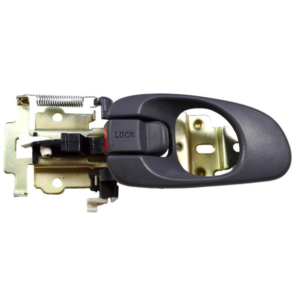 PT Auto Warehouse KI-2101G-LH - Inner Interior Inside Door Handle, Gray - Driver Side Fits select: 1998-2001 KIA SEPHIA, 2000-2001 KIA SPECTRA