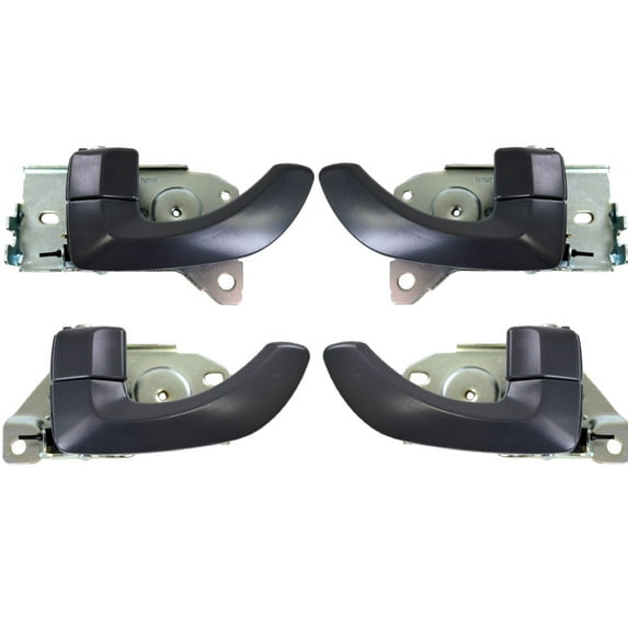 PT Auto Warehouse KI-2550G-QP - Inner Interior Inside Door Handle, Gray - Front/Rear Left/Right, Set of 4