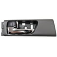 thumbnail image 1 of PT Auto Warehouse LX-2240MA-RL - Interior Inner Inside Door Handle, Chrome lever with Black Housing - Rear Left Driver Side Fits select: 2002-2006 LEXUS ES, 1 of 2
