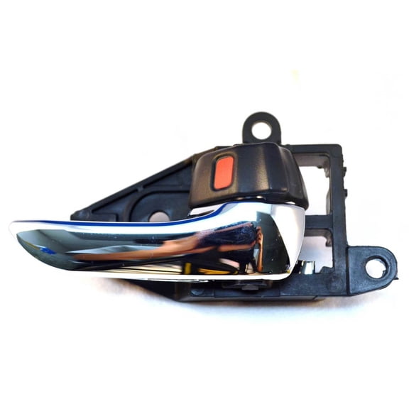 PT Auto Warehouse LX-2604MA-RH - Inner Interior Inside Door Handle, Chrome Lever with Black Knob - Passenger Side Fits select: 2000-2005 TOYOTA CELICA, 1998-2005 LEXUS GS