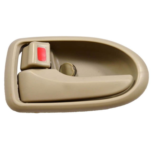 PT Auto Warehouse MA-2801E-LH - Inner Interior Inside Door Handle, Beige/Tan - Driver Side Fits select: 2000-2006 MAZDA MPV