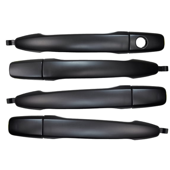 PT Auto Warehouse MI-3252P-QPK - Outer Exterior Outside Door Handle, Primed Black - Front/Rear Left/Right, Set of 4 Fits select: 2011-2016 MITSUBISHI OUTLANDER SPORT, 2014-2016 MITSUBISHI OUTLANDER