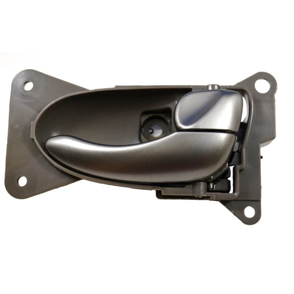 PT Auto Warehouse NI-2118SG-RH - Inner Interior Inside Door Handle, Gray (Charcoal) Housing with Silver Lever - Passenger Side