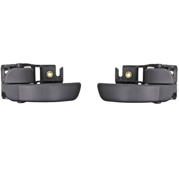 PT Auto Warehouse NI-2905A-DP - Interior Inner Inside Door Handle, Black - Left/Right Pair Fits select: 2005-2015 NISSAN FRONTIER, 2005-2015 NISSAN XTERRA