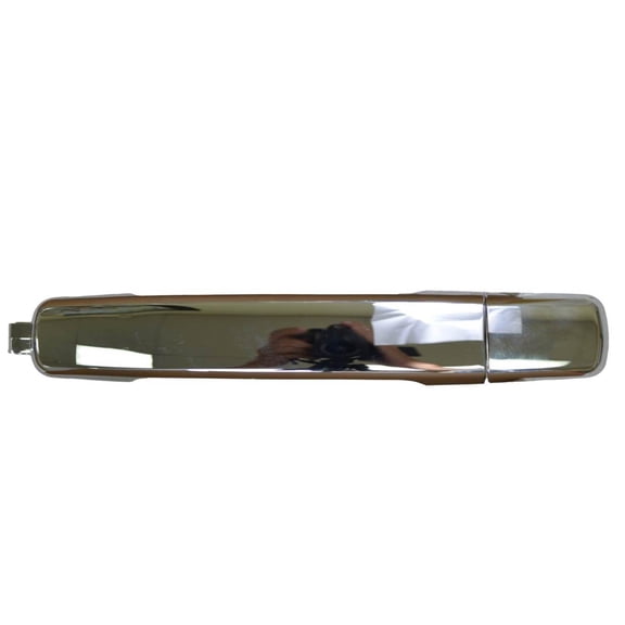 PT Auto Warehouse NI-3801M-RLK - Outer Exterior Outside Door Handle, Chrome - Crew Cab Only, Driver Side Rear Fits select: 2005-2013 NISSAN FRONTIER, 2004-2008 NISSAN MAXIMA