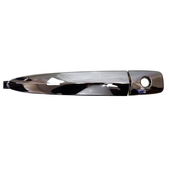 PT Auto Warehouse NI-3909M-FL - Outer Exterior Outside Door Handle, Chrome - without Smart Entry System, Driver Side Front Fits select: 2013-2018 NISSAN SENTRA, 2009-2014 NISSAN MURANO