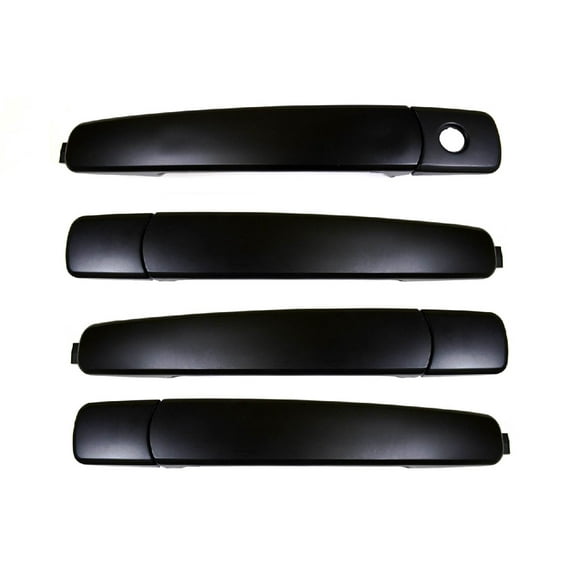 PT Auto Warehouse NI-3952P-QPK - Outer Exterior Outside Door Handle, Primed Black - Front/Rear Left/Right, Set of 4 Fits select: 2008-2013 NISSAN ROGUE