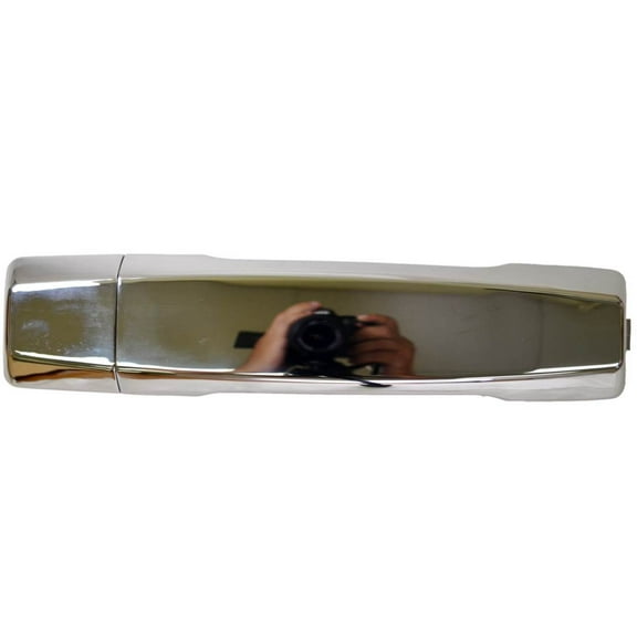 PT Auto Warehouse NI-3953M-FRK - Outer Exterior Outside Door Handle, Chrome - without Keyhole, Passenger Side Front Fits select: 2004-2015 NISSAN TITAN, 2005-2015 NISSAN ARMADA