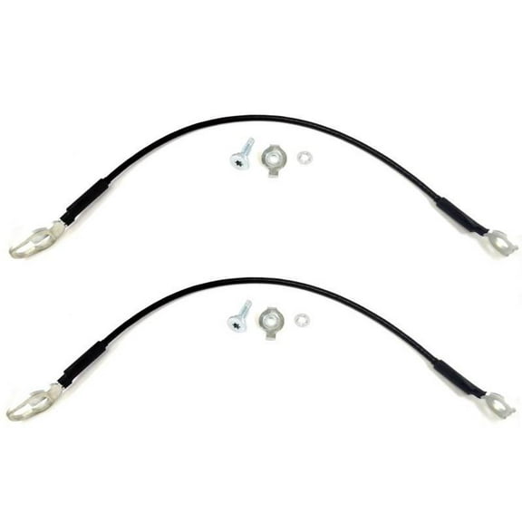 PT Auto Warehouse TC-CH005-P - Tailgate Cable, 21 1/4" Length - Left/Right Pair Fits select: 2013-2018 RAM 1500, 2002-2012 DODGE RAM 1500
