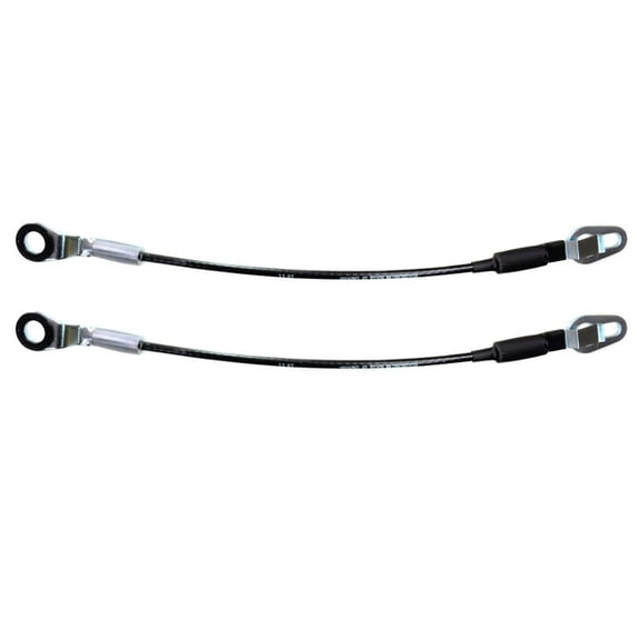 PT Auto Warehouse TC-GM951-P - Tailgate Cable Support - Left/Right Pair Fits select: 1999-2007 CHEVROLET SILVERADO, 1999-2007 GMC NEW SIERRA