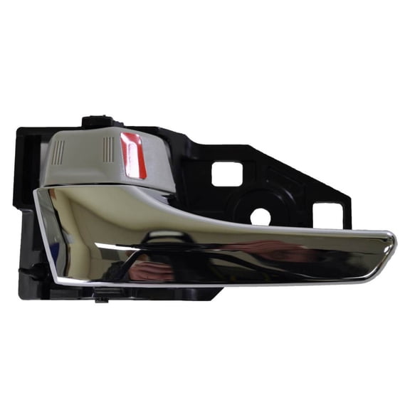 PT Auto Warehouse TO-2010MH-LH - Inner Interior Inside Door Handle, Light Gray Knob with Chrome Lever - Driver Side Fits select: 2011-2018 TOYOTA SIENNA, 2009-2015 TOYOTA VENZA