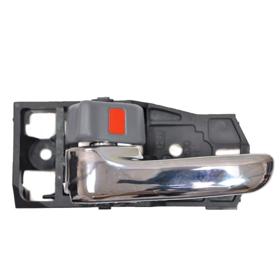 PT Auto Warehouse TO-2331MG-LH - Inner Interior Inside Door Handle, Chrome Lever with Gray Knob - Driver Side