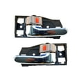 thumbnail image 1 of PT Auto Warehouse TO-2510MH-DP - Inner Interior Inside Door Handle, Light Gray Knob with Chrome Lever - Left/Right Pair Fits select: 2004-2007 TOYOTA HIGHLANDER, 1 of 2