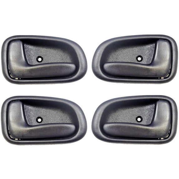 PT Auto Warehouse TO-2522B-QP - Inner Interior Inside Door Handle, Brown - Front/Rear Left/Right, Set of 4