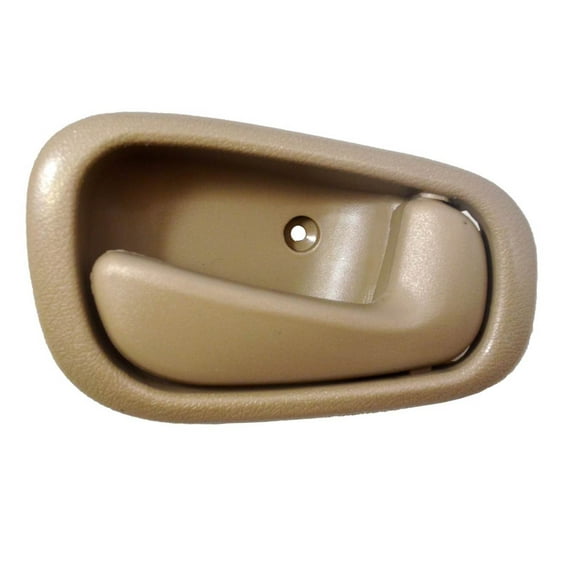 PT Auto Warehouse TO-2543E-RH - Inner Interior Inside Door Handle, Beige/Tan - Passenger Side Fits select: 1998-2002 TOYOTA COROLLA, 1998-2002 CHEVROLET GEO PRIZM