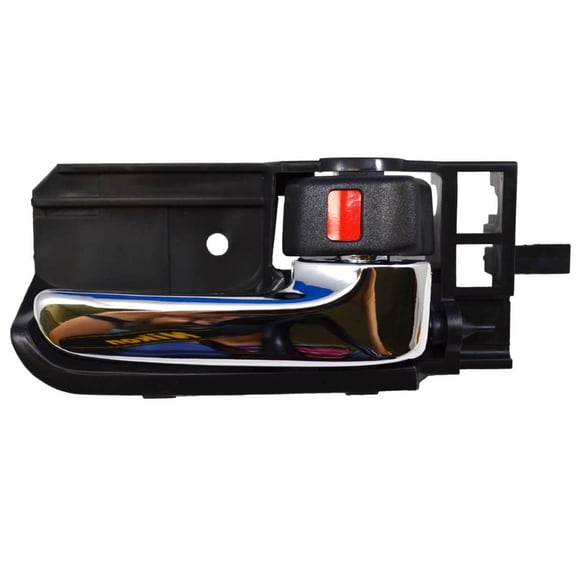 PT Auto Warehouse TO-2567MA-RH - Inner Interior Inside Door Handle, Black (Stone) Housing with Chrome Lever - Passenger Side Fits select: 2003-2008 TOYOTA COROLLA, 2005-2010 TOYOTA SCION TC