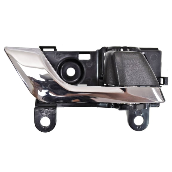 PT Auto Warehouse TO-2605ME-RH - Interior Inner Inside Door Handle, Chrome Lever with Beige Housing - Right Passenger Side Fits select: 2008-2013 TOYOTA HIGHLANDER