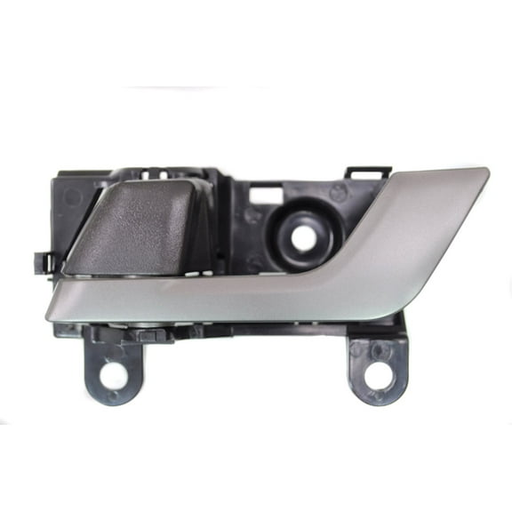 PT Auto Warehouse TO-2605RE-LH - Interior Inner Inside Door Handle, Silver Painted Knob with Beige Lever - Left Driver Side Fits select: 2008-2013 TOYOTA HIGHLANDER