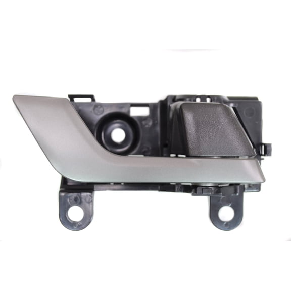 PT Auto Warehouse TO-2605RE-RH - Interior Inner Inside Door Handle, Silver Painted Knob with Beige Lever - Right Passenger Side Fits select: 2008-2013 TOYOTA HIGHLANDER