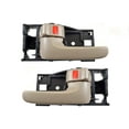 thumbnail image 1 of PT Auto Warehouse TO-2901E-DP - Inner Interior Inside Door Handle, Beige (Fawn) - Left/Right Pair Fits select: 2005-2006 TOYOTA TUNDRA, 2005-2007 TOYOTA SEQUOIA, 1 of 2
