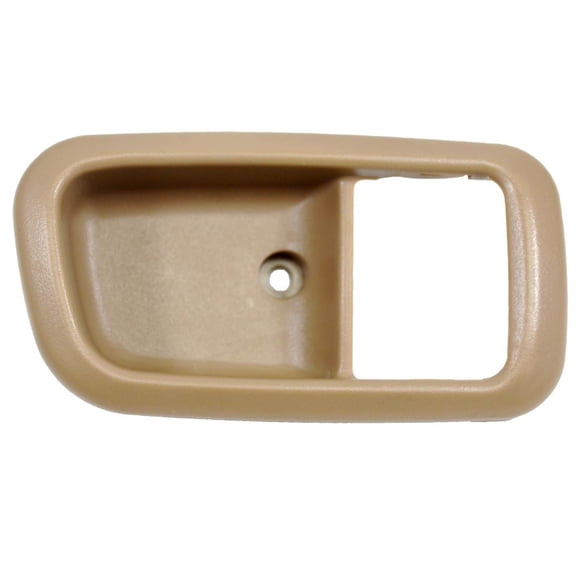 PT Auto Warehouse TO-2950B22FR - Inner Interior Inside Door Handle Trim/Bezel, Brown (Oak) - Regular/Access Cab, Passenger Side Front Fits select: 2000-2004 TOYOTA TUNDRA