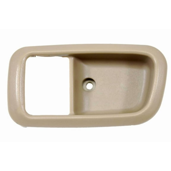 PT Auto Warehouse TO-2950E-2FL - Inner Interior Inside Door Handle Trim/Bezel, Beige (Fawn) - Regular/Access Cab, Driver Side Front Fits select: 2005-2006 TOYOTA TUNDRA, 1997-2001 LEXUS ES