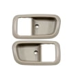 thumbnail image 1 of PT Auto Warehouse TO-2950G-2FP - Inner Interior Inside Door Handle Bezel/Trim, Gray (Charcoal) - for Regular/Extended Cabs ONLY, Front Left/Right Pair Fits select: 2000-2006 TOYOTA TUNDRA, 1 of 2