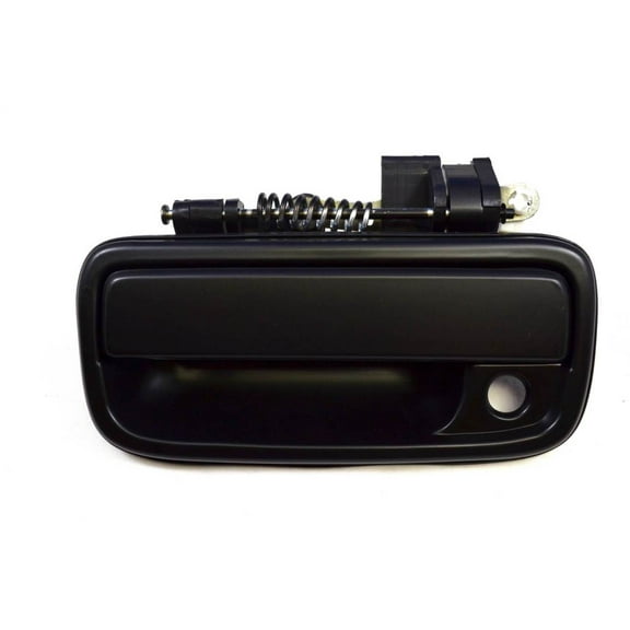 PT Auto Warehouse TO-3246S-FL - For 1995-2004 Toyota Tacoma Outside Door Handle Smooth Black - Driver Side Front