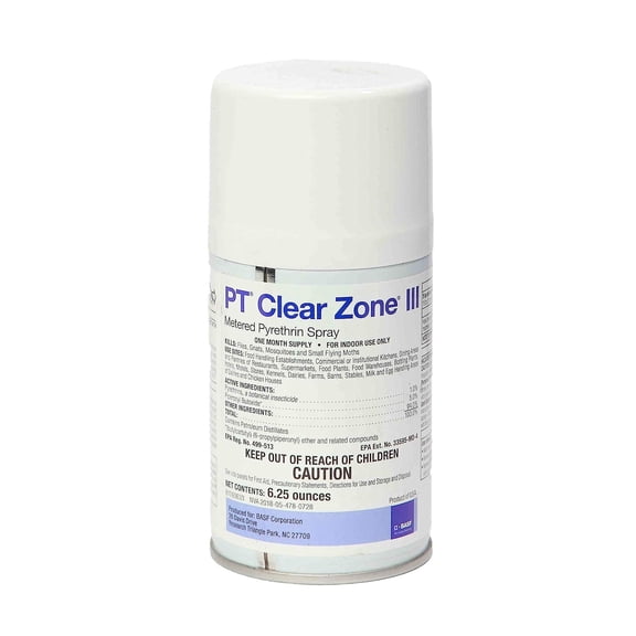 PT Clear Zone III Metered Pyrethrin Spray - 6.25 fl oz Can by BASF