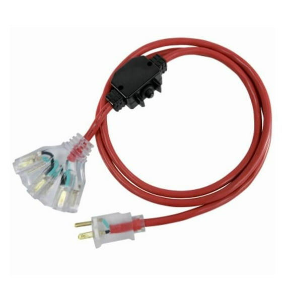 PT. Ho Wah Genting 269121 Master Electrician 25 ft. Outdoor Cord, Orange