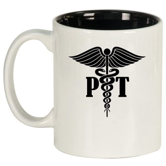 PT Physical Therapist Ceramic Coffee Mug Tea Cup Gift (11oz White)