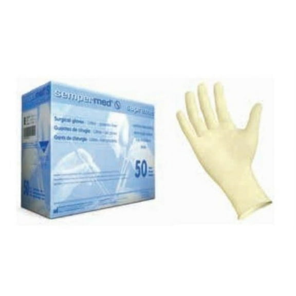 PT# SPFP800 Supreme PF Latex Sterile Glove Size 8 50Pr/Bx by, Sempermed Usa Inc