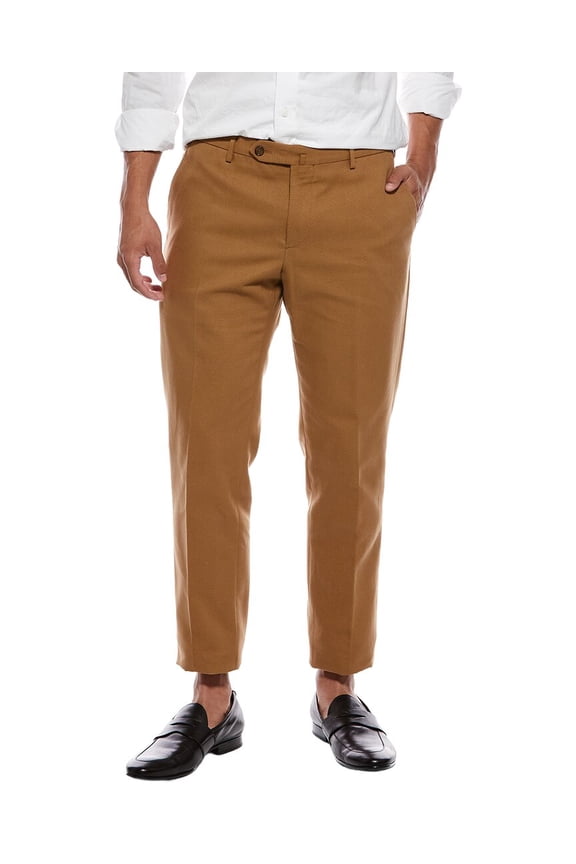 mens Pant, 46, Brown