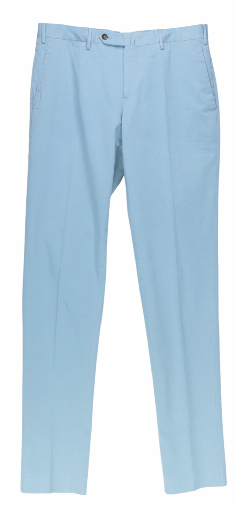 PT01 Men's Powder Blue Slim Fit Linen and Cotton Cocktail Premiere Pants &  Capri - 48