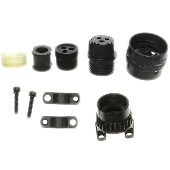 PT06E-12-3S(SR) Connector Circular Plug 3 Position Gold Female Sockets Solder Cup Kit