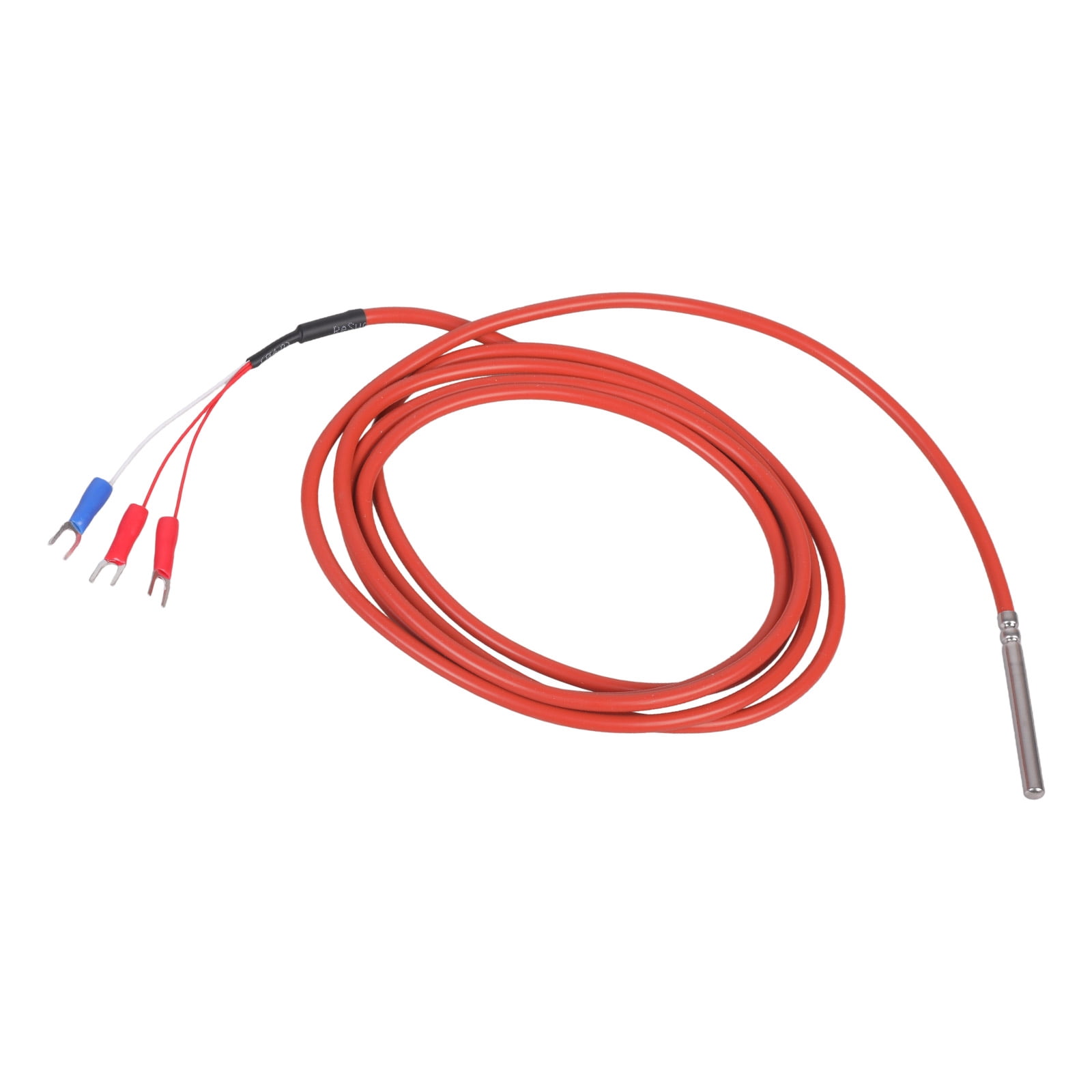 PT100 Industrial Sensors Waterproof Silicone Coated Cable Temperature ...