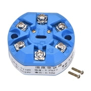 PT100 Temperature Sensor Transmitter 24V DC 0-10V 0  to 600  Blue