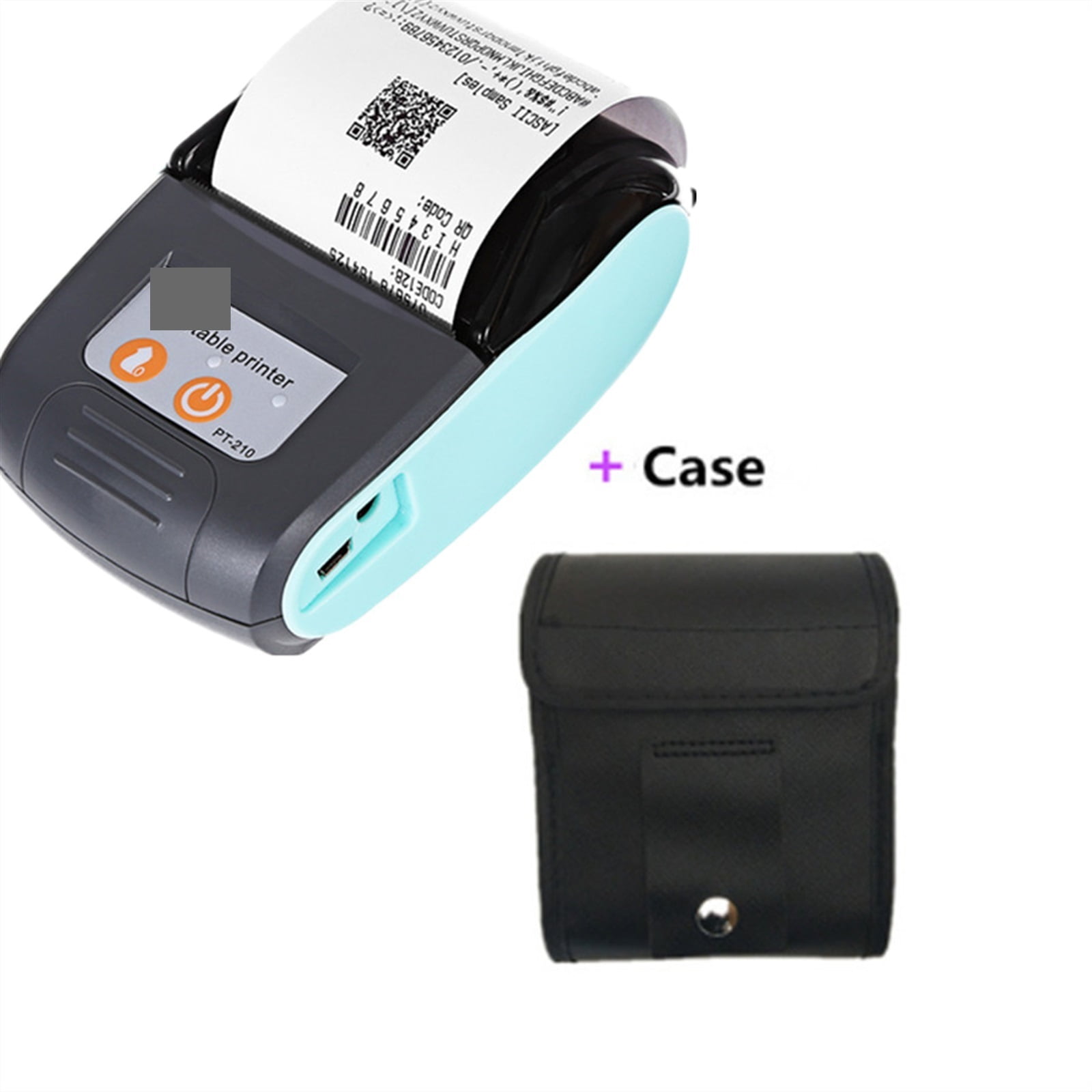PT210 58mm Thermal Receipt Printers USB Bluetooth Compatible Interface Wireless Connect With Phone Free Application Mini Printer