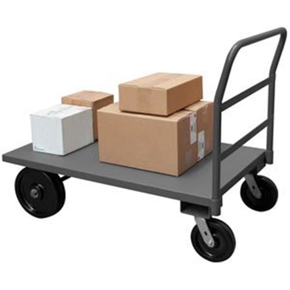 PT30608-12PH95 41 in. Platform Trucks with Phenolic Casters, Gray - 5000 lbs