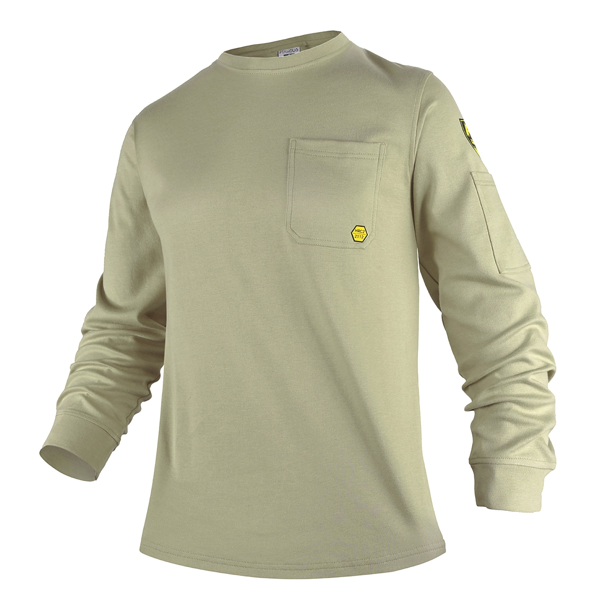 PTAHDUS FR Shirts for Men, 7.1oz Flame Resistant Clothing Long Sleeve